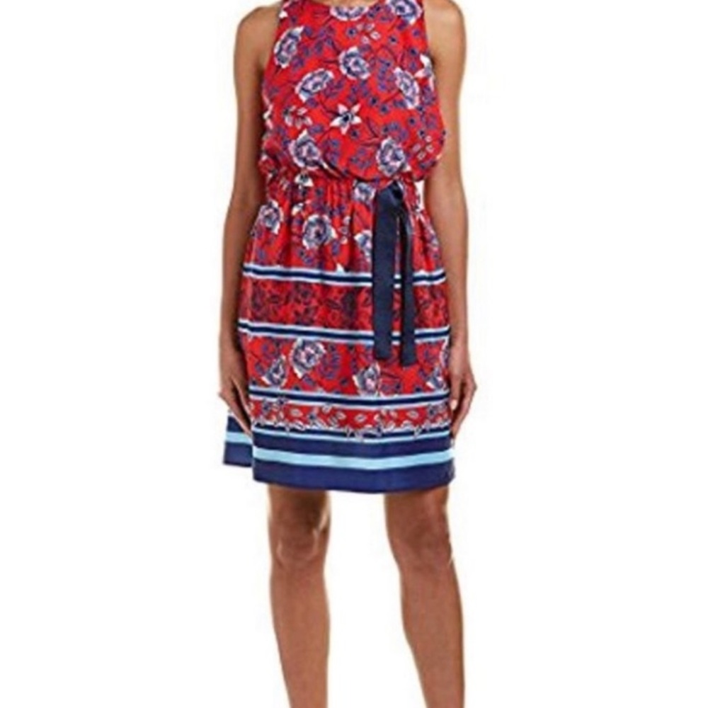 Eliza J. Sleeveless Floral Dress